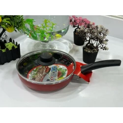 Сковорода Ozguven 008, нержавеющая сталь, красная, 30 см Сковорода Ozguven 008, нержавеющая сталь, красная, 30 см