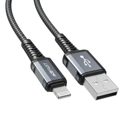 Кабель USB Acefast C1-02 USB to Lightning, Серый
