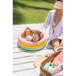 Şişmə hovuz Intex, diametri 61 sm, hündürlüyü 22 sm, rəngi Göy qurşağı, su tutumu 68 litr - H57107NP