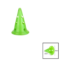 Məşq üçün konus Gymnic, dəlikli, 30x22 sm, yaşıl