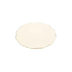 Тарелка Porland Tide Altın Yaldız, фарфор, белая, 21 см