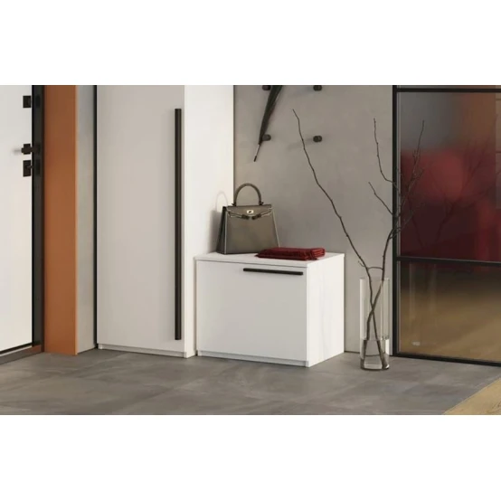 Tumba Vio 12115551, LDSP, ağ, 59x43x48 sm Tumba Vio 12115551, LDSP, ağ, 59x43x48 sm