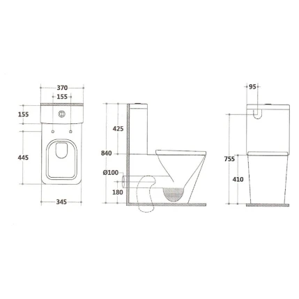 Унитаз Classo 003A Унитаз Classo 003A