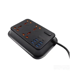 Şəbəkə filtri Belking BK 3605 2 m, 4-rozetkalı Black