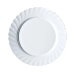 Тарелка десертная Porcelaire SF-243, белая, 19 см