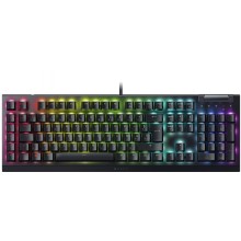 Klaviatura Razer BlackWidow V4 X, Green Switch, USB-A, EN/RU, RGB, qara - RZ03-04700800-R3R1