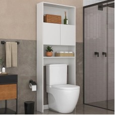 Stellaj 12115643, LDSP, ağ, 182x69x21 sm