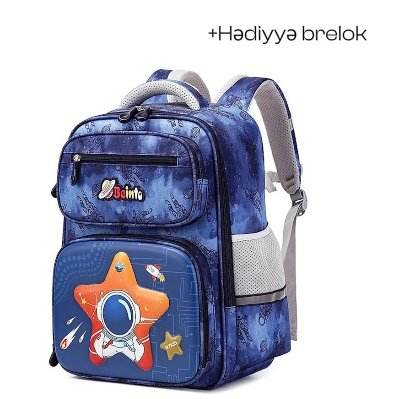 Məktəbli bel çantası Beinto CB89CAM68 mavi Məktəbli bel çantası Beinto CB89CAM68 mavi