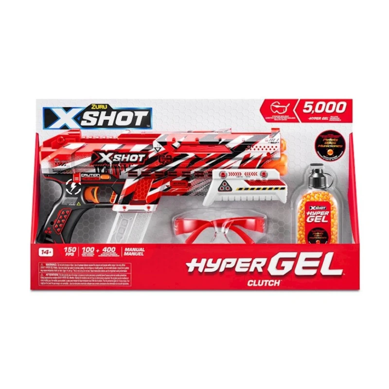 Blaster Zuru X-shot Hyper Gel Small, 5k gel güllələr, 14+, qırmızı Blaster Zuru X-shot Hyper Gel Small, 5k gel güllələr, 14+, qırmızı