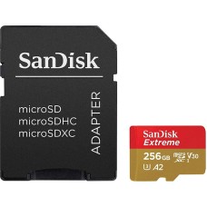Yaddaş kartı SanDisk Extreme PLUS 256GB microSDXC UHS-I Memory Card 4K (SDSQXBD-256G-AN6MA)