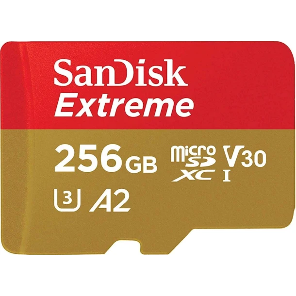 Карта памяти SanDisk Extreme PLUS 256GB microSDXC UHS-I Memory Card 4K (SDSQXBD-256G-AN6MA) Карта памяти SanDisk Extreme PLUS 256GB microSDXC UHS-I Memory Card 4K (SDSQXBD-256G-AN6MA)