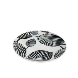 Тарелка Danny Home, белая/черная, 26 см