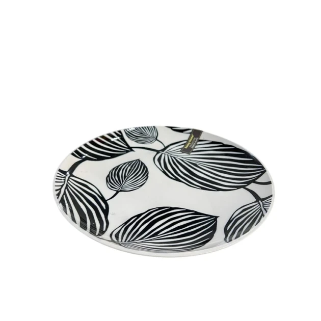 Тарелка Danny Home, белая/черная, 26 см Тарелка Danny Home, белая/черная, 26 см