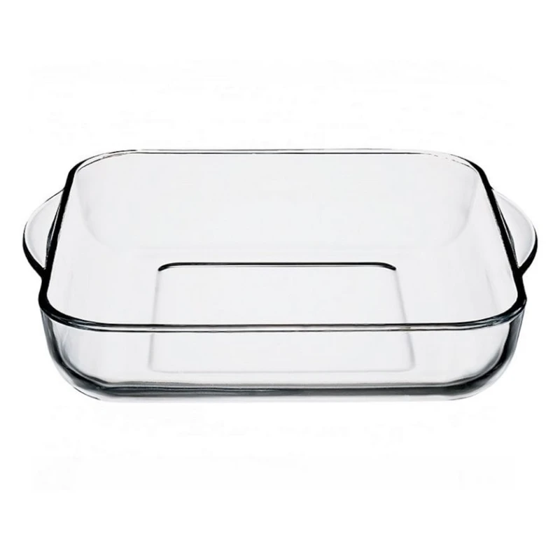 Форма для запекания Borcam, 3.2 л, 28x28x6 см, квадратная, стекло, прозрачный Форма для запекания Borcam, 3.2 л, 28x28x6 см, квадратная, стекло, прозрачный