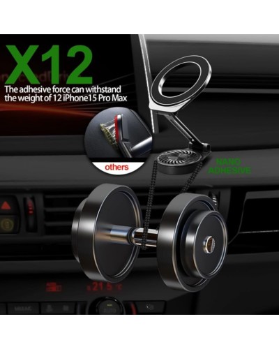 Avtomobil üçün telefon tutacağı Car Mount-203, qara