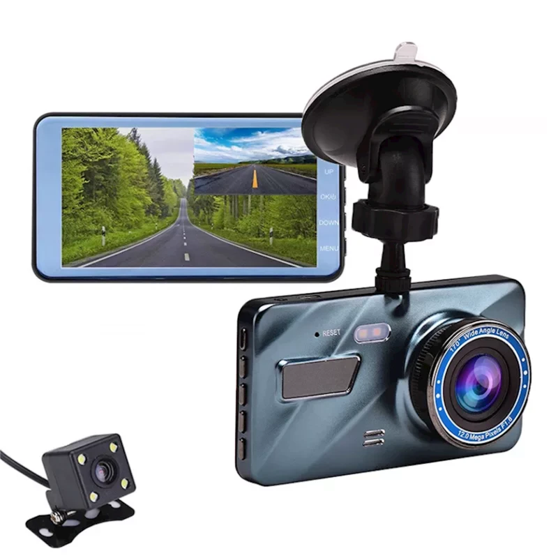 Видеорегистратор Car Dual Dash Cam, Dark Blue Видеорегистратор Car Dual Dash Cam, Dark Blue