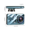 Видеорегистратор Car Dual Dash Cam, Dark Blue Видеорегистратор Car Dual Dash Cam, Dark Blue