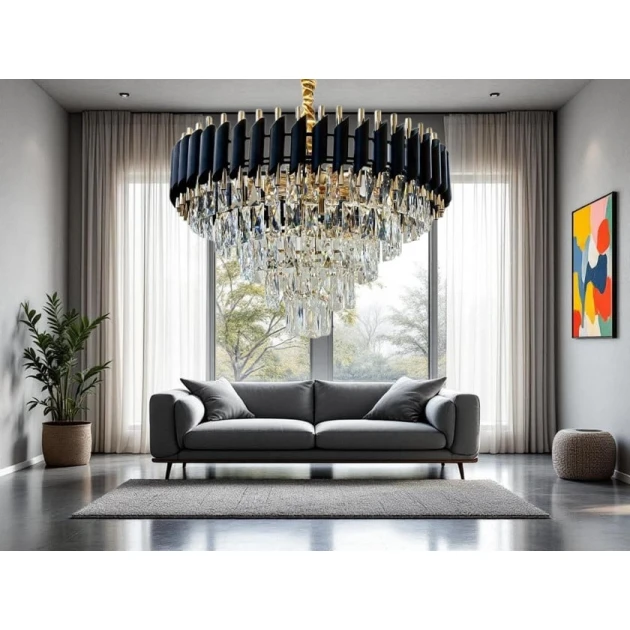 Asma çilçıraq Şəms Aydınlatma 813-40sm QARA