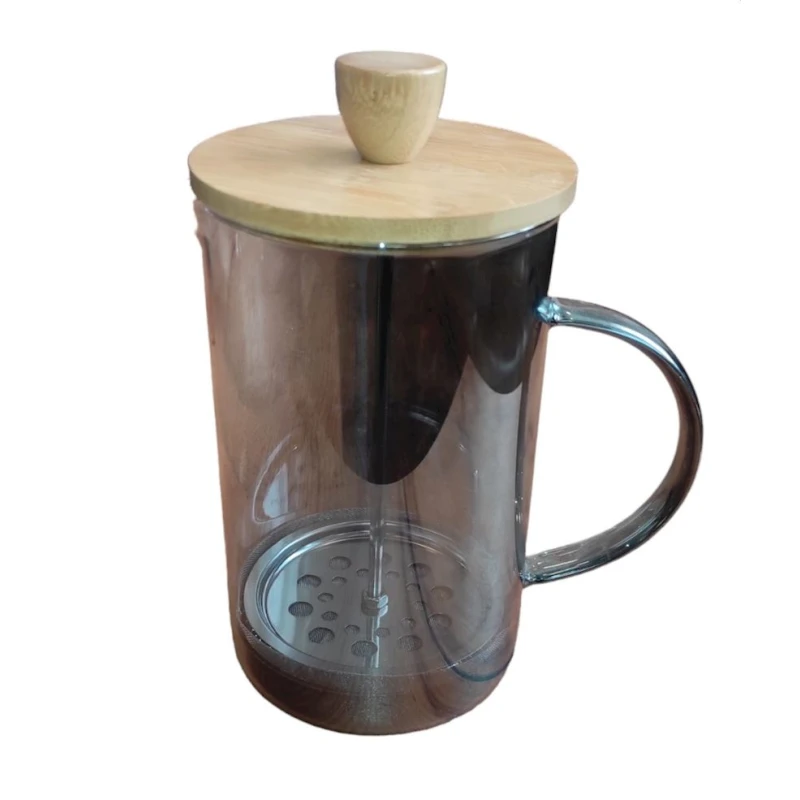 Frenç-press A-018, 800 ml, bambuk, qəhvəyi