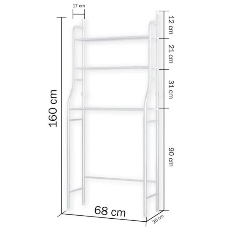 Этажерка MA-GH159, белый Этажерка MA-GH159, белый