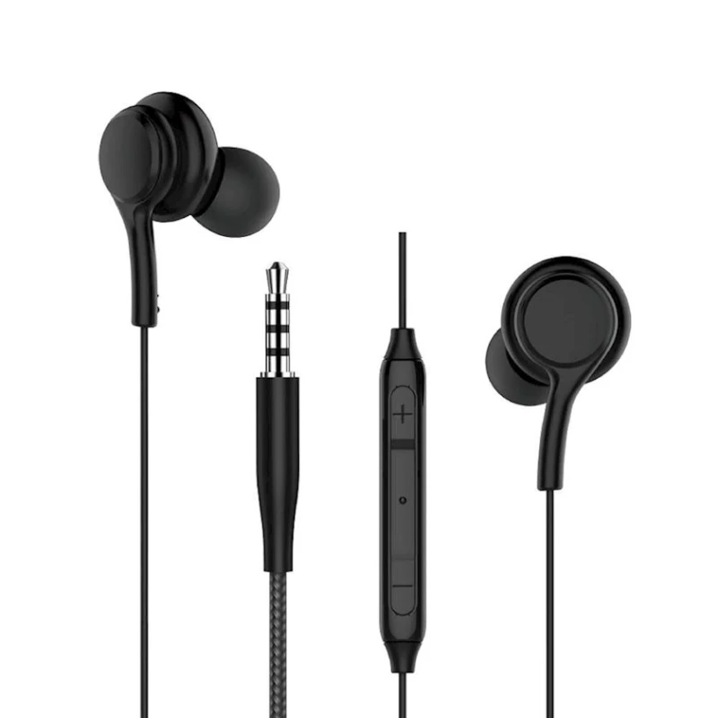 Проводные наушники Wiwu Earbuds 310 Jack Wired 3.5 Connector Black