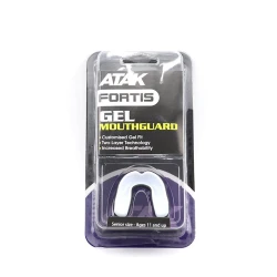 Боксерская капа Atak Fortis, одночелюстная, силикон, белая Боксерская капа Atak Fortis, одночелюстная, силикон, белая