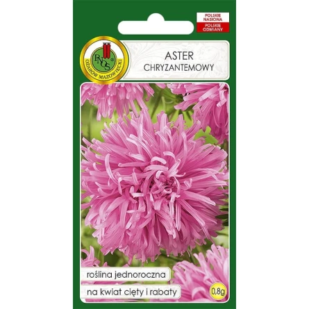 Семена цветов PNOS Aster Chryzantemowy, 0.8 г Семена цветов PNOS Aster Chryzantemowy, 0.8 г