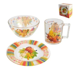 Qab-qacaq dəsti Осз Disney Kral Şir şüşə, 3 parça