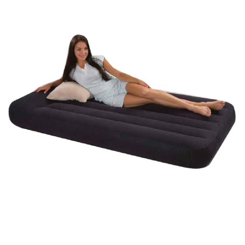 Надувной матрас Intex, черный, 99x191x22 см