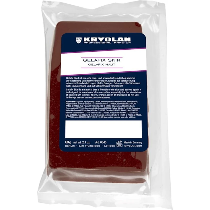 Желатин для ожогов Kryolan 06545 Dark Red, 60 г