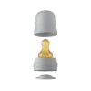 Бутылочка для кормления BIBS Baby Bottle Complete Set 0+ месяцев, 225 мл, стекло/латекс, серая (5713795238699)