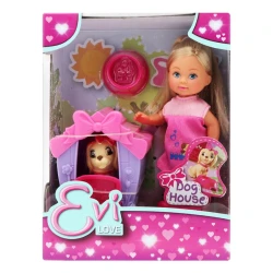 Игровой набор Simba Evi Love Dog House, кукла со щенком в домике, пластик