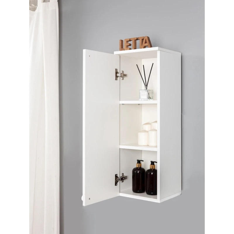 Шкаф-пенал Letta белый, 75.5x25x27 см Шкаф-пенал Letta белый, 75.5x25x27 см