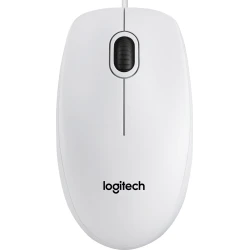 Мышь Logitech Corded Mouse B100 White (910-003360)