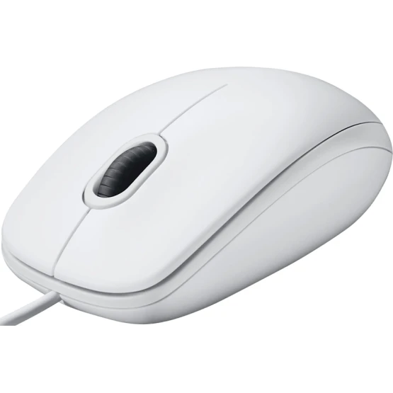 Siçan Logitech Corded Mouse B100 White (910-003360)