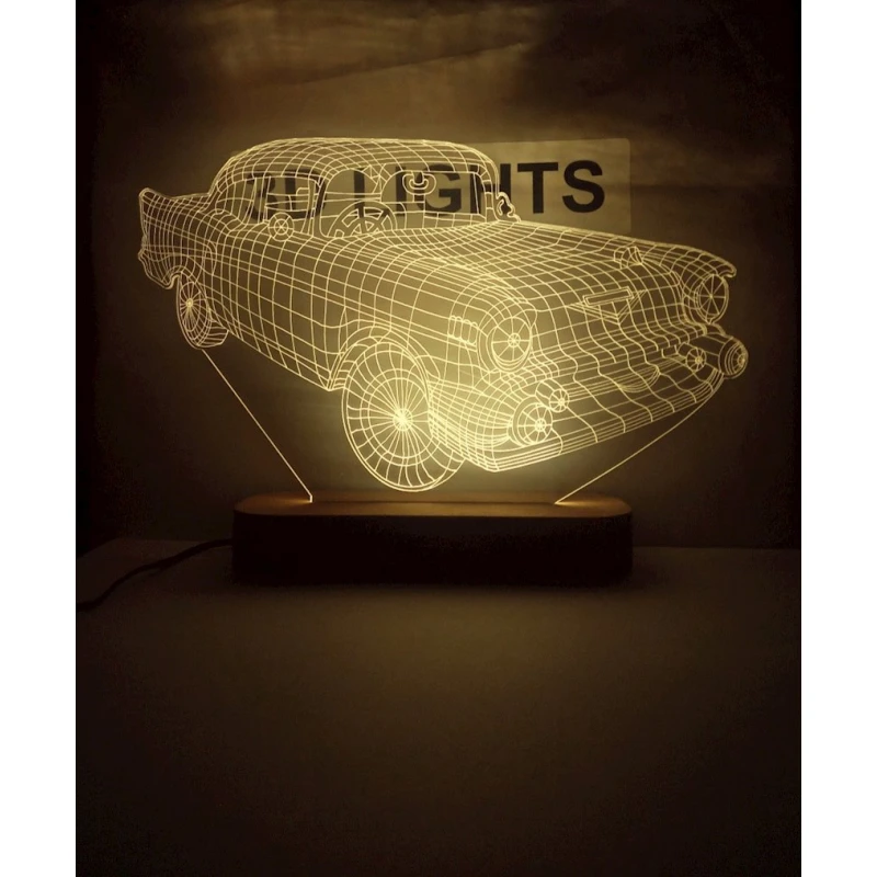 3D-gecə lampası TVS-01, 20x14 sm 3D-gecə lampası TVS-01, 20x14 sm