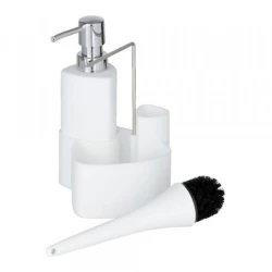 Кухонный дозатор Wenko Empire, пластик, белый, 11х19х12.5 см