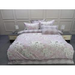 Yataq dəsti FS-492, yorğan üzü 200x220 sm, mələfə 220x240 sm, yastıq üzü 50x70 sm 2 əd, ikinəfərlik, çəhrayı