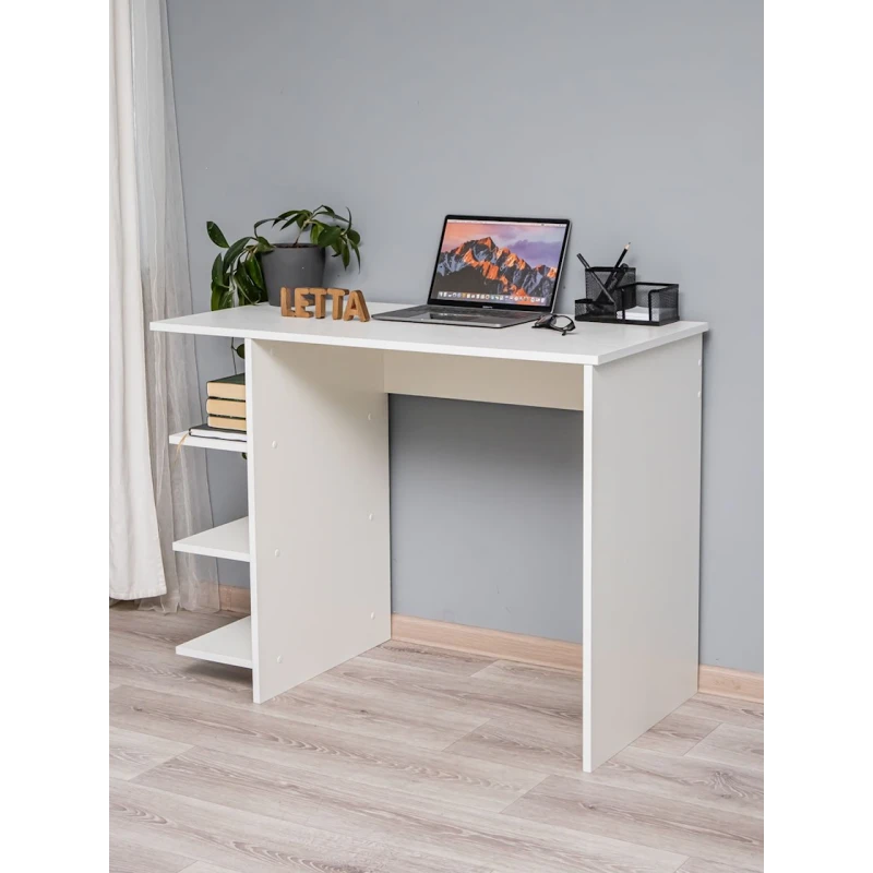 Письменный стол Letta Light White, 100х55х76 см, ЛДСП, белый