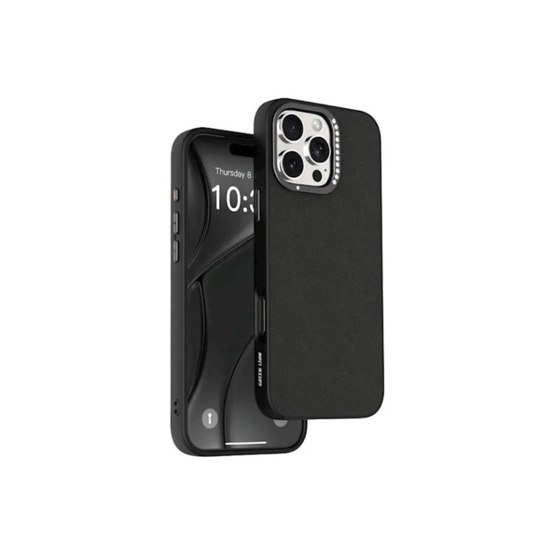 Чехол Green Lion Kimberly Leather Case для iPhone 16 Pro Black