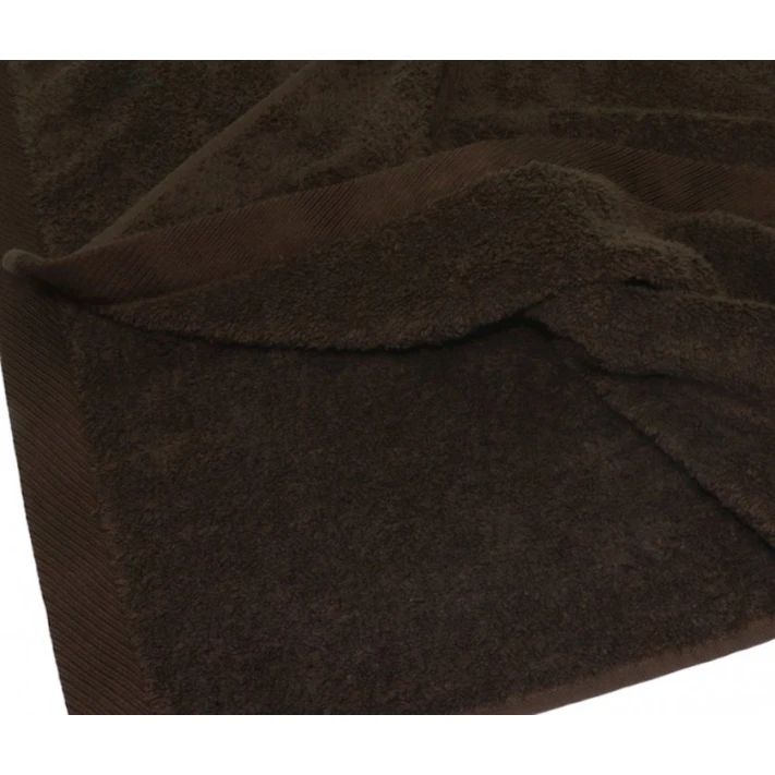 Полотенце Lasa Home хлопок, коричневое, 50x100 см