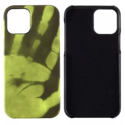 Çexol Heat Thermal Colour Changing Apple iPhone 15 Pro Max üçün Black/Green