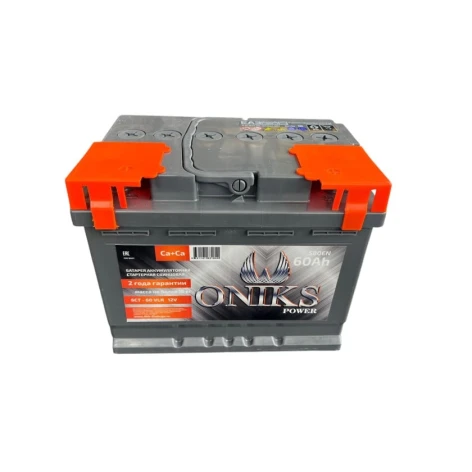 Аккумулятор автомобильный Oniks 60Ah 580A R+ Аккумулятор автомобильный Oniks 60Ah 580A R+