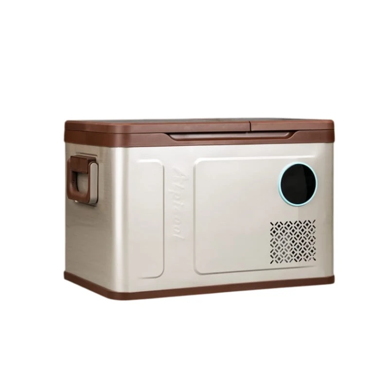 Автохолодильник Alpicool W-48L, коричневый/бежевый, 48 л