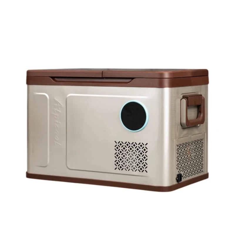 Автохолодильник Alpicool W-48L, коричневый/бежевый, 48 л