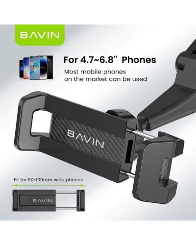 Avtomobil üçün telefon tutacağı Bavin PS55 Black