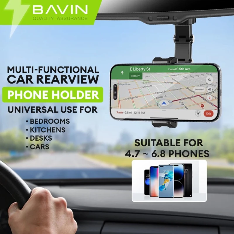 Автомобильный держатель для телефона Bavin PS55 Black Автомобильный держатель для телефона Bavin PS55 Black