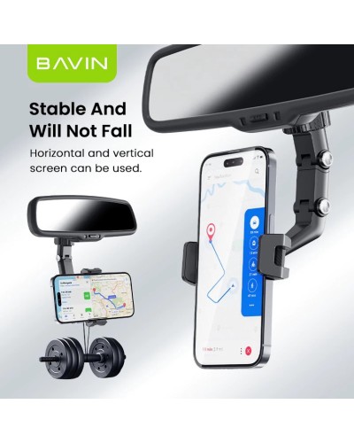Avtomobil üçün telefon tutacağı Bavin PS55 Black