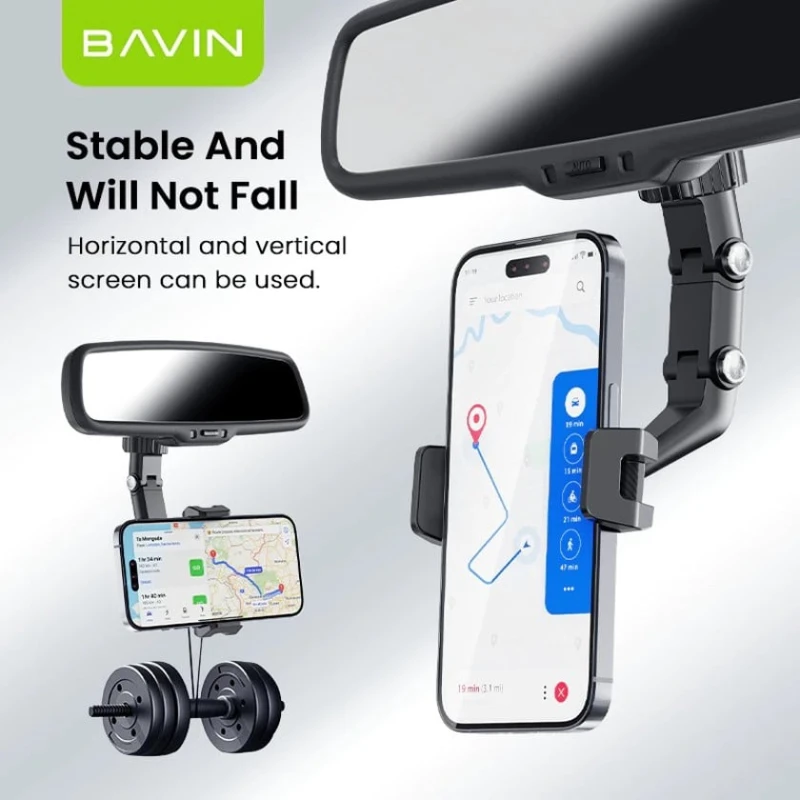 Автомобильный держатель для телефона Bavin PS55 Black Автомобильный держатель для телефона Bavin PS55 Black