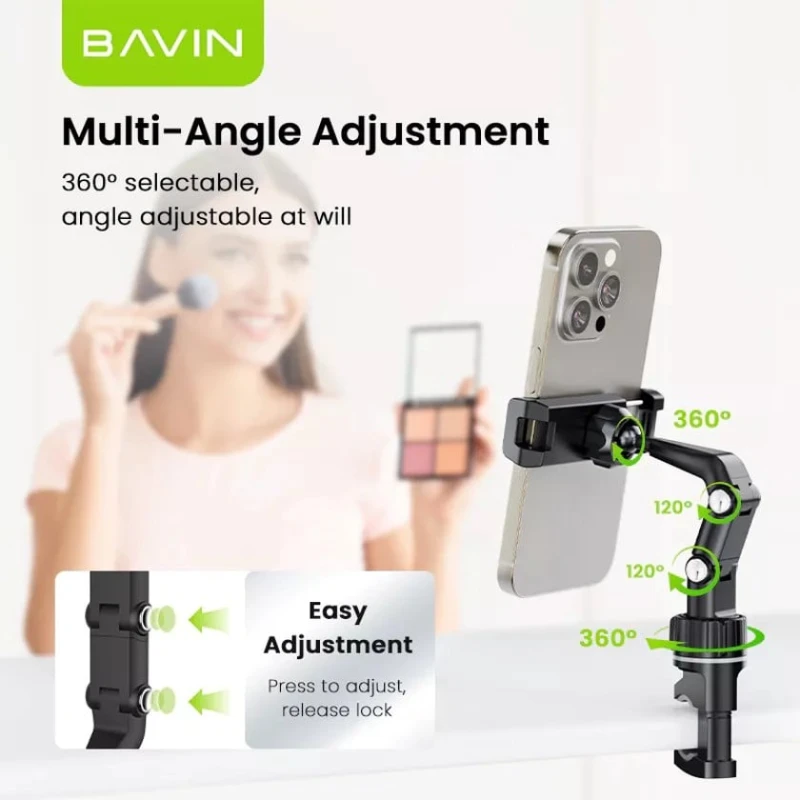 Автомобильный держатель для телефона Bavin PS55 Black Автомобильный держатель для телефона Bavin PS55 Black